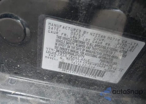 2017 Nissan Versa Note Sv z USA, uszkodzony, nr VIN 3N1CE2CP5HL374771